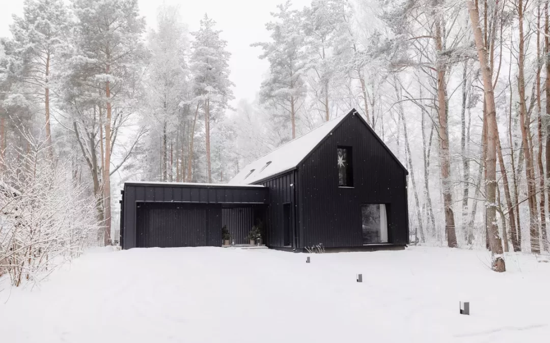 Elewacje Shou Sugi Ban - Degmeda - Świerk skandynawski - Hopdolasu